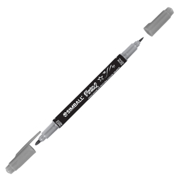 MARCADOR PINTADOS SIMBALL PLATA