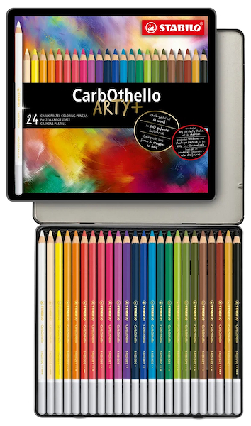 LAPIZ TIZA CARBOTHELLO LATA X 24 - LARGOS STABILO