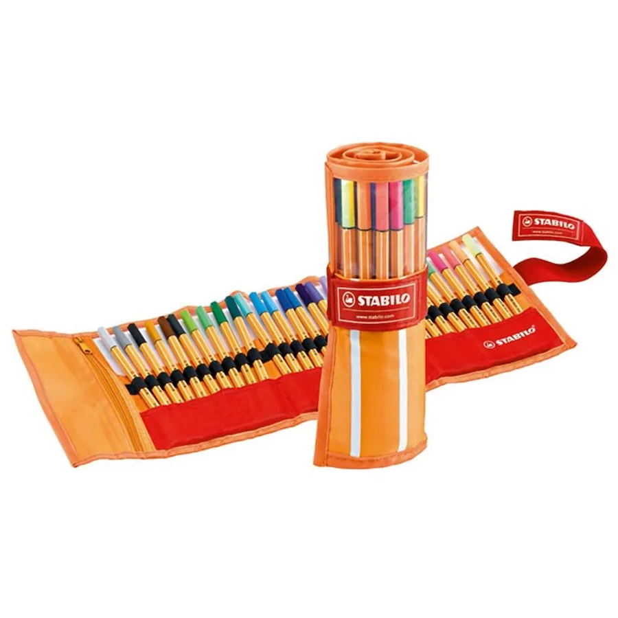 MICROFIBRA POINT 88 ESTUCHE X 30 ROLLERSET STABILO - $ 49.000