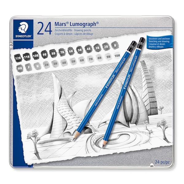 LAPICES LUPOGRAPH LATA X 24 - GRADUACIÓN STAEDTLER