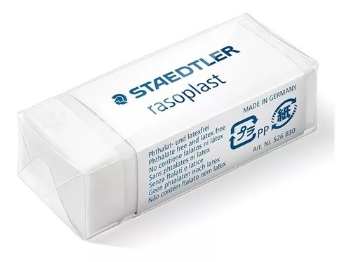 GOMA DE BORRAR RASOPLAST - LAPIZ STAEDTLER 526 B30 - $ 1.300