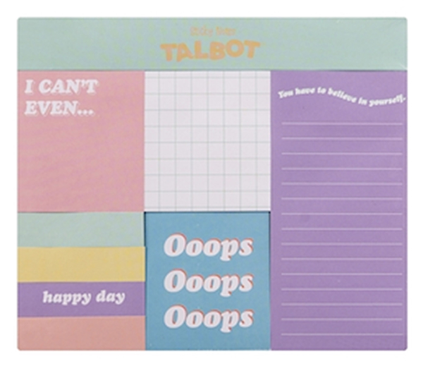 SET NOTAS AUTOADHESIVAS PASTEL WORLD X 60hjs TALBOT