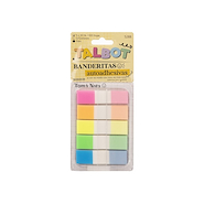 BANDERITAS PLASTICAS TOMA NOTA x100Hjs x5 COLORES TALBOT 12 X 45mm