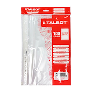 FOLIO OFICIO POLIPROPILENO x100u TALBOT