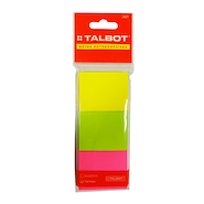 NOTAS AUTOADHESIVAS 40x50mm  x 100h. COL. SURT. x 3 B TALBOT