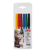 MARCADORES JUNIOR 2 MM X 6 SURTIDO TRABI SET X 6