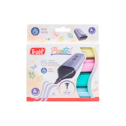 RESALTADOR HIGH TEXTER PASTEL SET X 4 TRABI