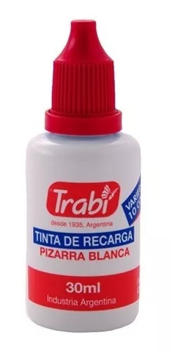 TINTA PARA PIZARRA 30 CM3 - ROJA TRABI - $ 7.300