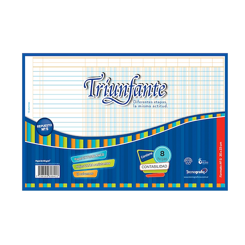REPUESTO N°5 X 8 Hjs - 12 COLUMNAS TRIUNFANTE - $ 2.200