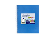 CUADERNO N°3 CON ESPIRAL X 60 Hjs - RAYADO TRIUNFANTE AZUL