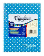 CUADERNO N°3 RAYADO X 50 Hjs - LUNAR TRIUNFANTE CELESTE