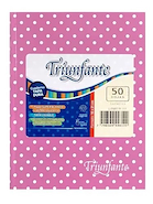 CUADERNO N°3 RAYADO X 50 Hjs - LUNAR TRIUNFANTE ROSA