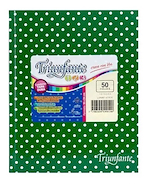 CUADERNO N°3 RAYADO X 50 Hjs - LUNAR TRIUNFANTE VERDE