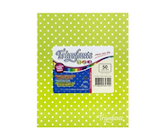 CUADERNO N°3 RAYADO X 50 Hjs - LUNAR TRIUNFANTE VERDE MANZANA