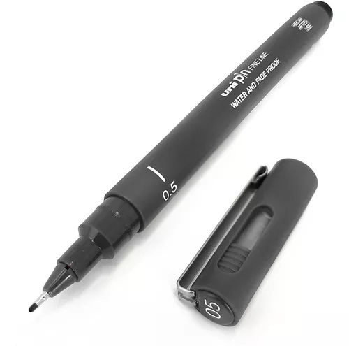 MARCADOR ESTILOGRAFO DESC. UNI PIN 0,5 MM NEGRO UNI-BALL - $ 3.800