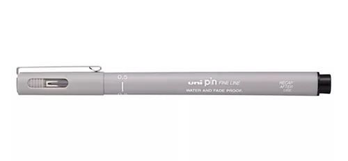 MARCADOR ESTILOGRAFO DESC. UNI PIN GRIS CLARO - 0,5 MM UNI-BALL - $ 3.800