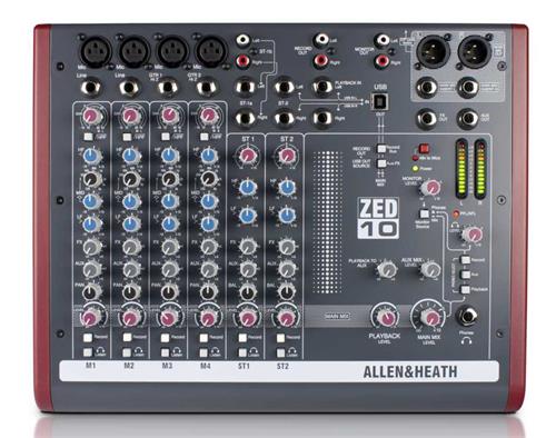 ALLEN & HEATH ZED-10 Mixer c/MP3