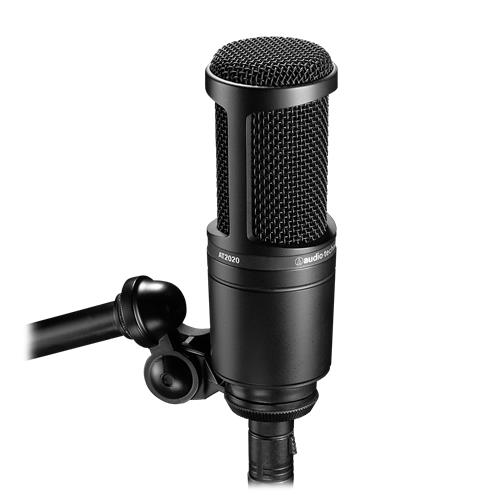 AUDIO-TECHNICA AT2020 - Cardioide Micrófono Condenser p/Estudio