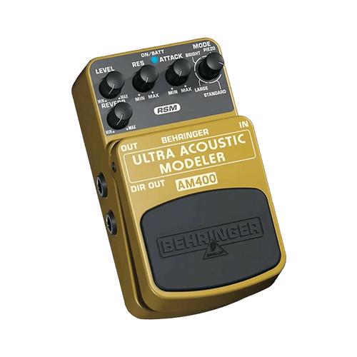 BEHRINGER AM400 - Ultra Acoustic Modeler Pedal de efecto - Simulador de guitarra acústica