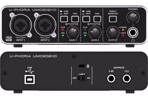 BEHRINGER UMC202 HD Interfaz de audio USB