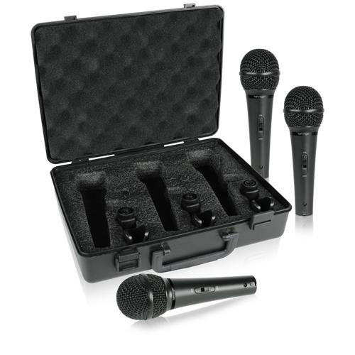 BEHRINGER XM1800S  ( Pack ) Microfono Dinamico( Kit x3 )