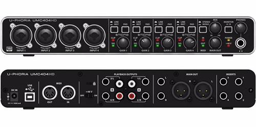 BEHRINGER UMC404 HD  4 x4 Interfaz de Audio USB