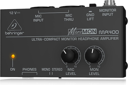 BEHRINGER MA400 - Para Monitoreo de Estudio Amplificador de Auriculares