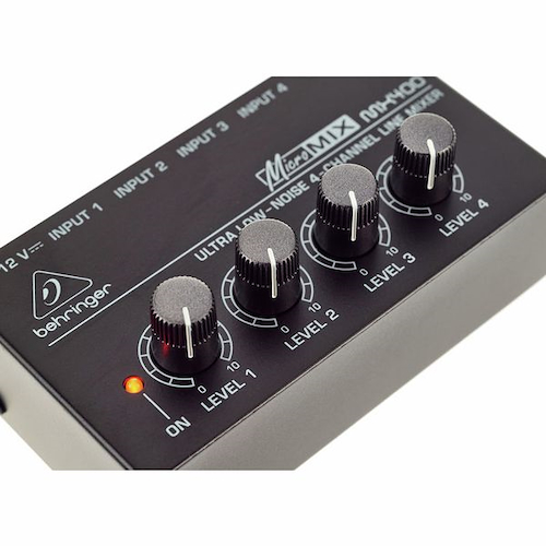 BEHRINGER MX400 - Micro Mixer 4 Canales Mixer