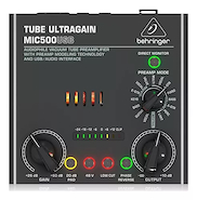 BEHRINGER MIC500 - USB Preamplificador Valvular p/Microfono