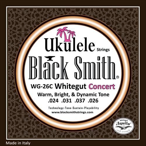 BLACK SMITH WG-26C - Whitegut Concert - 024/037 Encordado p/Ukelele Concierto