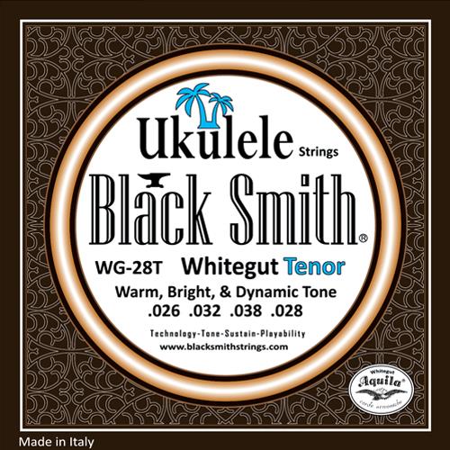 BLACK SMITH WG-28T - Whitegut Tenor - 026/038 Encordado p/Ukulele Tenor
