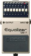 BOSS GE-7 - Equalizer Pedal de efecto - Ecualizador