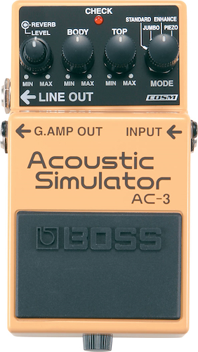 BOSS AC-3 - Acoustic Simulator Pedal de efecto - Simulador de guitarra acústica