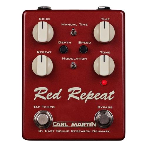 CARL MARTIN Red Repeat 2016 - c/Tap Tempo Pedal de efecto - Delay