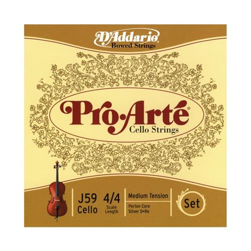 DADDARIO Orchestral J594/4M - ProArté - Tensión Media Encordado p/Cello