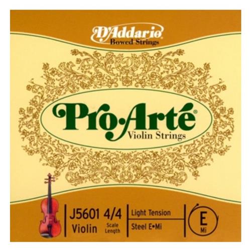 DADDARIO Orchestral J56014/4H - ProArté - Tensión Alta - 1ra (E) Cuerda suelta p/ Violin