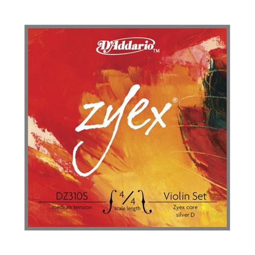 DADDARIO Orchestral DZ310S4/4M - Zyex Tensión Media (D en Plata) Encordado p/Violin