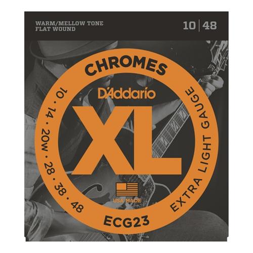 DADDARIO Strings ECG23 - Chromes 10/48 Encordado p/Guitarra Eléctrica Liso