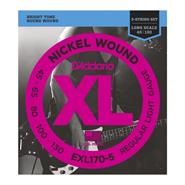 DADDARIO Strings EXL170-5 - XL Nickel Wound 045/130 Encordado p/Bajo Eléctrico 5 Cuerdas