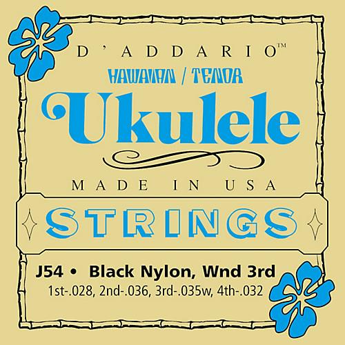 DADDARIO Strings J54 - Black Nylon 28/32 Encordado p/Ukelele Tenor