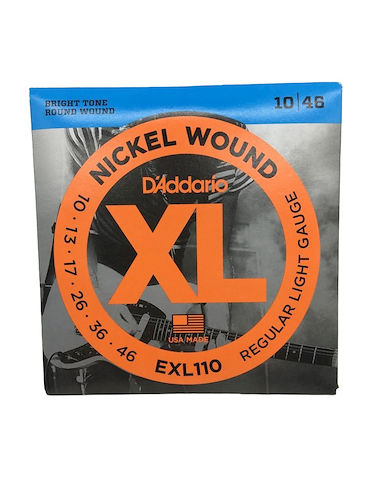 DADDARIO Strings EXL110 - XL Nickel Wound 010/046 Encordado p/Guitarra Eléctrica