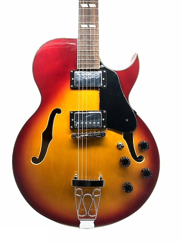 DENVER LGE775  - Tipo Jazz - Cherry Sunburst Guitarra Electrica