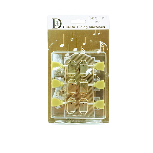 DERJUNG DJ273N-M7G - (3+3 Tulipan) Clavijas p/Guitarra Electrica