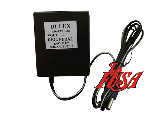 DILUX FR-8 Fuente p/ 1 Pedal 9V Transformador para pedales