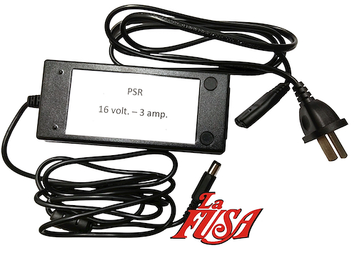 DILUX Fuente Switching p/Yamaha Serie PSRS 16V / 3A Transformador para teclado