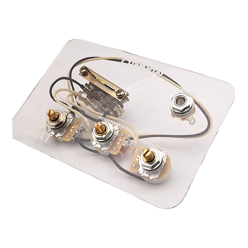 DIMARZIO GW2113 - HSS Strato 5 vias y 2  Pot 500 k Circuito cableado Completo