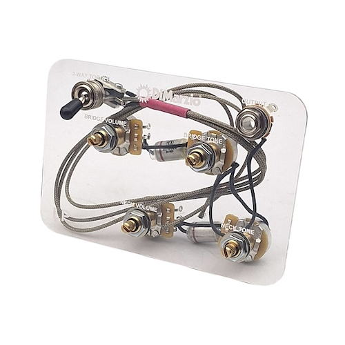 DIMARZIO GW2101 - Les Paul interrup de palanca recto Circuito cableado Completo