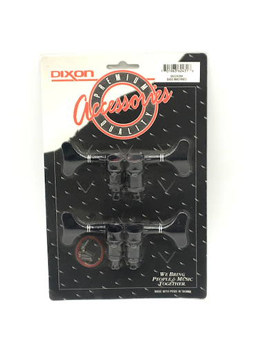 DIXON SKG-243-BK - Blindadas t/ Gotoh (Blister) Clavijas p/Bajo 2+2