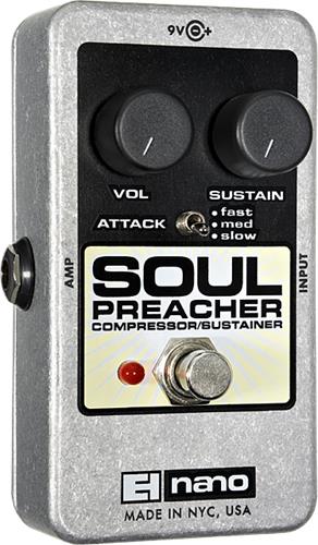 ELECTRO HARMONIX Nano Soul Preacher Pedal de efecto - Compresor-Sustainer