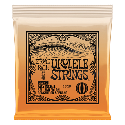 ERNIE BALL Clear String c/Bolita Encordado p/Ukelele Soprano/Concert